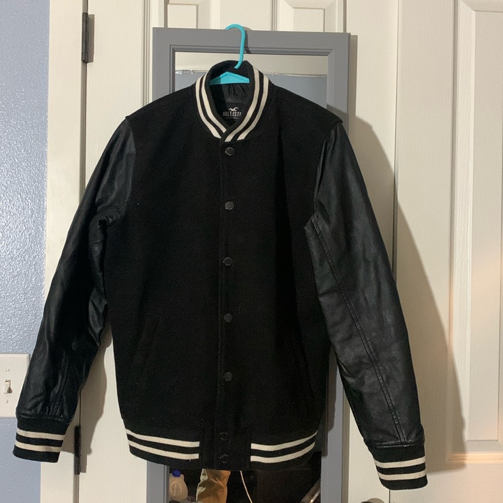 Mens Hollister Varsityy Jacket, size S.